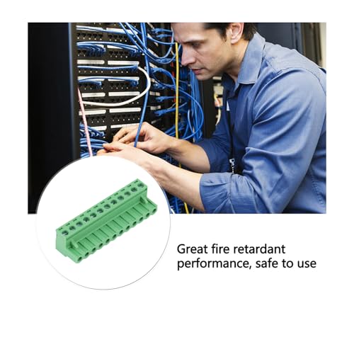5Pcs 12 Pin 5.08mm PCB Screw Terminal Block, Pluggable Connector - size: 10pcs 12P 5.08mm