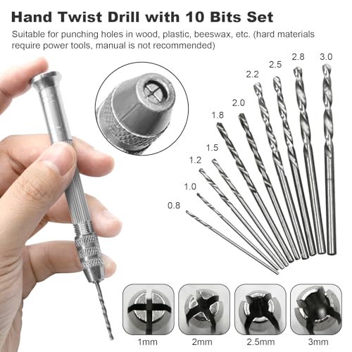 Fippy 101PCS Model Tools Kit, Hobby Building Tools Model Making Tools Kit for Basic Model Assembling, Building and Repairing - style: Set C