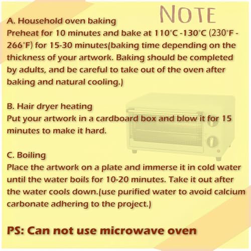 ReArt Polymer Oven-Bake Clay Black, Non Toxic 1.1Lbs Great for Modeling, Sculpting, Holiday, DIY Jewelry Making Projects