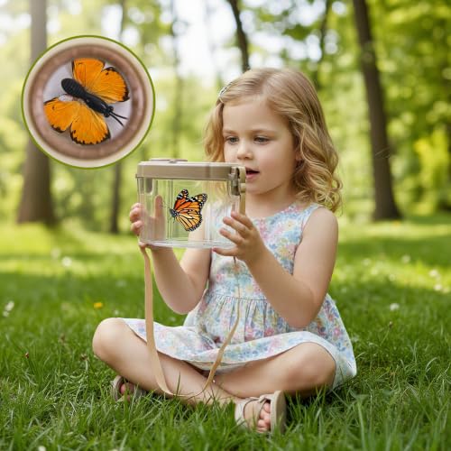 9Pcs Kids Explorer Kit Bug Catching Kit with Magnifying Glass