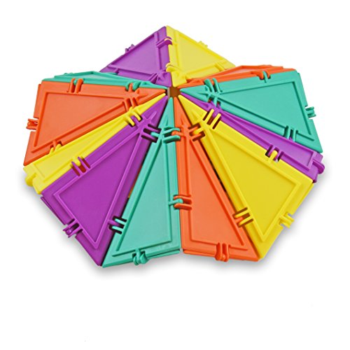 3D Building Set for Learning Math, Includes Many Online Activities, 96-pc, Made in USA