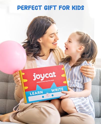 JoyCat Preschool Learning Activities 48 Reusable Pages for 3-8 - style: 1. Trace & Write