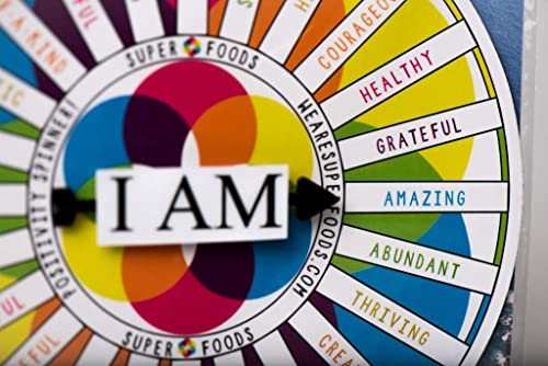 I AM Affirmations Positivity Spinner - Uplifting and Empowering Affirmations to Inspire and Start Your Day in a Positive Way!
