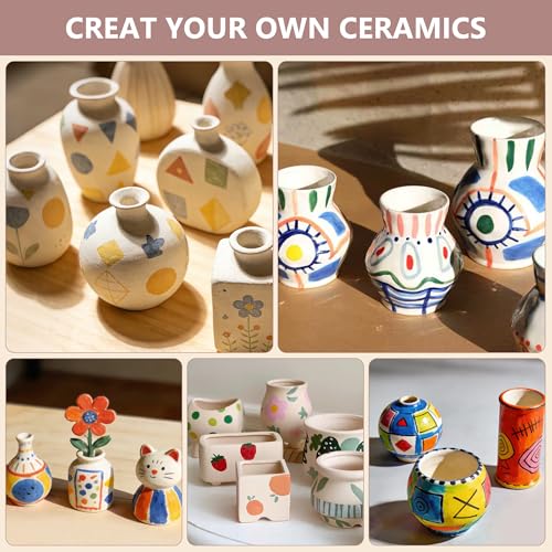 Air Dry Clay Kit for Adults - Complete Pottery Starter Set with Tools
