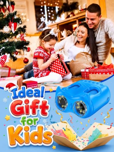 Kids Digital Microscope with Telescope, Ashfly 1000X Handheld Microscope with Screen Photo & Video, STEM Educational Toys for Kids Ages 4-12, Gift for Boys & Girls, Exploration Everywhere, Blue - color: Blue