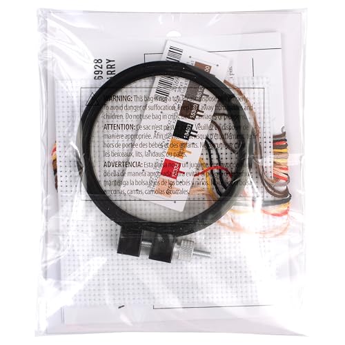 Dimensions 72-76928 Chibi Harry Potter Beginner's Cross Stitch Kit, 3" Diameter, Multicolor, 5 Pieces - style: Chibi Harry Potter