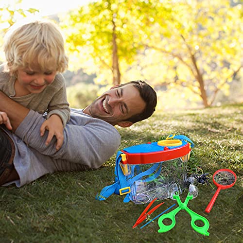 Bug Catcher Kit, Kids Bug Collection Kit, Outdoor Nature Explorer Kit with Tweezers, Magnifying Glass, Science Educational Kit, Bug Observation Container for Boys and Girls