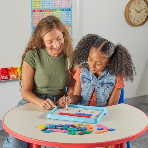 hand2mind Rainbow Fraction Magnetic Activity Tray Set