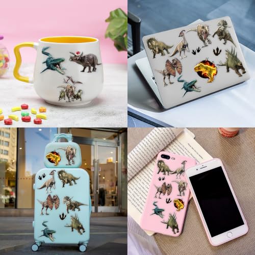 96PCS Dinosaur 3D Pre-Cut Temporary Tattoos, Stickers for Birthday Party
