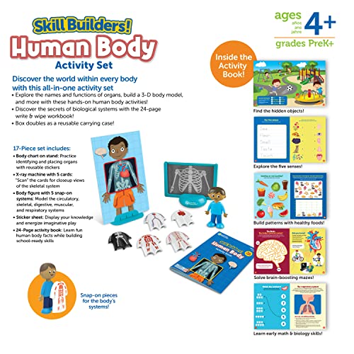 Learning Resources Skill Builders Human Body Activity Set - style: Human Body