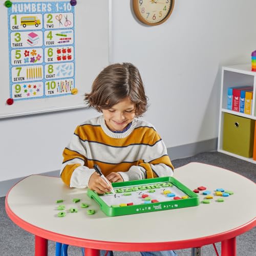 hand2mind Numbers and Shapes Activity Tray, Includes 10 Activities, Ages 3+