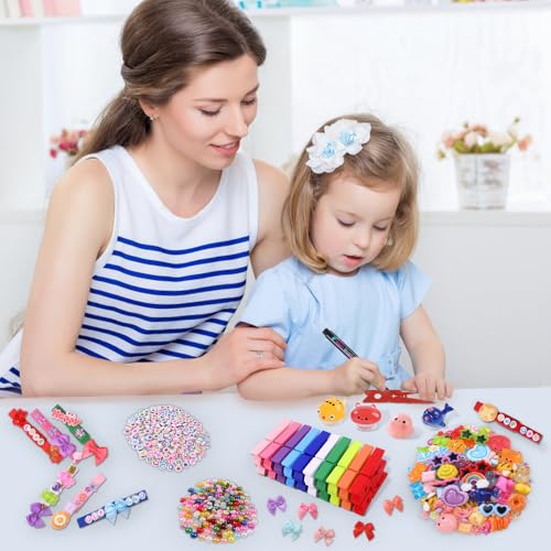 JOICEE 80PCS Cheer Pins Spirit Clips Cheer Clothes Pins Kit - color: Multicolor