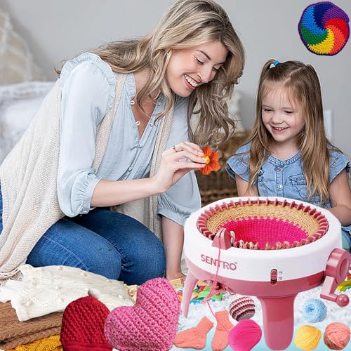 Cyandream SENTRO Knitting Machine 40 Needles, Circular Loom for Beginners