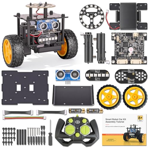 Elfew STEM Robot Car Toys for Kids 8-13, Robot Building Kit Gifts for Teen