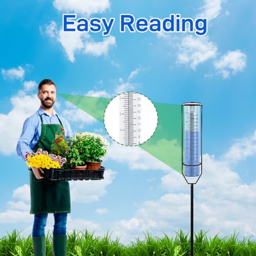 2 Pack Plastic Rain Gauge Replacement Tube - color: Clear Tube