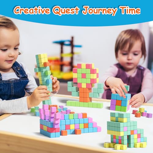 Apluses Magnetic Blocks, Magnet Building Cubes for Kids Ages 3-5, STEM Educational Sensory Autism Montessori Preschool Toys, Gifts for Kids Ages 4-8 Year Old Boys and Girls - color: 72 Pcs