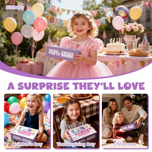 JUPITEARTH Air Dry Clay for Kids,12 Desserts Theme Party Modeling Clay Set - color: Dessert