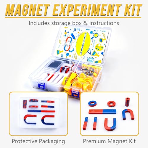Magnetic Science Experiment Kit, STEM Physics Electromagnet Learning Set