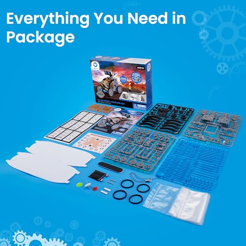 Sillbird 12-in-1 Solar Robot Building Kit STEM Gift for Boys Ages 8-13 - color: 12in1-blue Grey