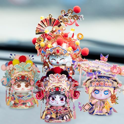 MU 3D Metal Puzzles for Adult The Cat Series-The God of Wealth Kitty, Metal Models Kits Miniature Building, Men Hobby Birthday New Year Gifts Home Desk Office Decor Collectibles - style: The God of Wealth kitty