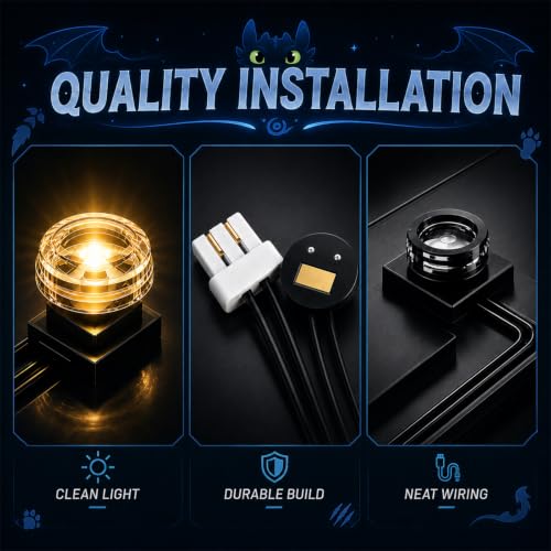 Kyglaring Light & Sound Kit for LEGO 10375 Toothless Set, Kit Only - size: Sound Style