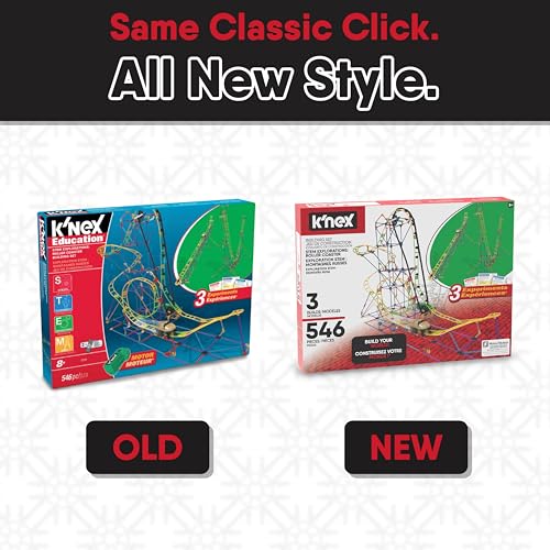K'NEX Education - STEM Explorations: Roller Coaster Set ‚ 546 Pieces, Creative Building Set‚ Ages 8+