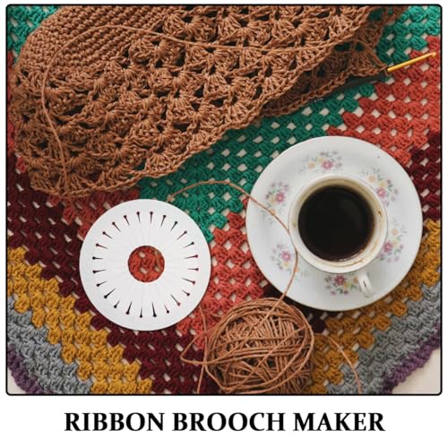 LALAFINA 3pcs Rosette Maker Set for Ribbon Pleating and Bow Crafts