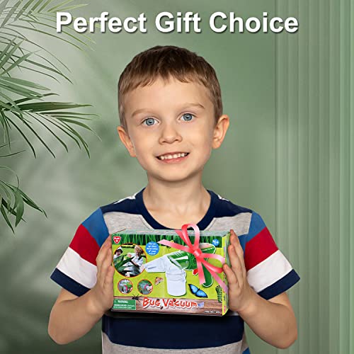 PLAY Bug Vacuum for Kids,Bug Catcher kit for Kids,Eco-Friendly Bug Suction Toy Vacuum with Magnifying Glass Viewing Chamber, for Boys Age 4+