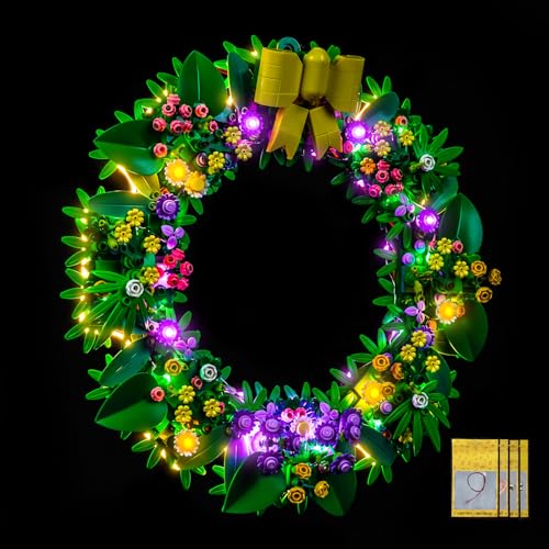 LED Lighting Compatible with Lego Spring Wreath 40957 - JUST Lights,Light Kit Compatible with Lego 40957,NOT Included The Model