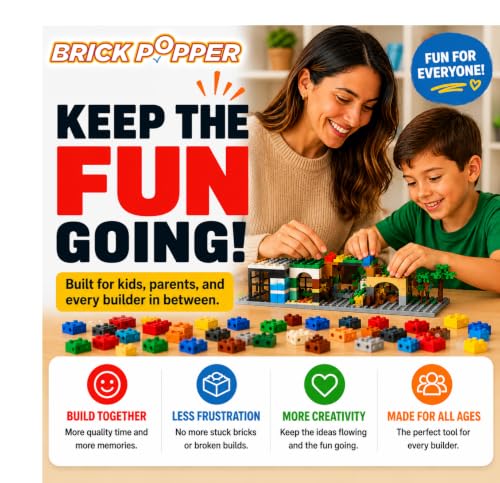 Brick Popper Brick Separator Tool - Building Block Remover Gadget (Lt Blue) - color: Light Blue
