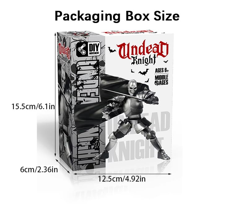5.5 inch T13 Skeleton Knight Action Figure Set - color: Golden Skull Knight