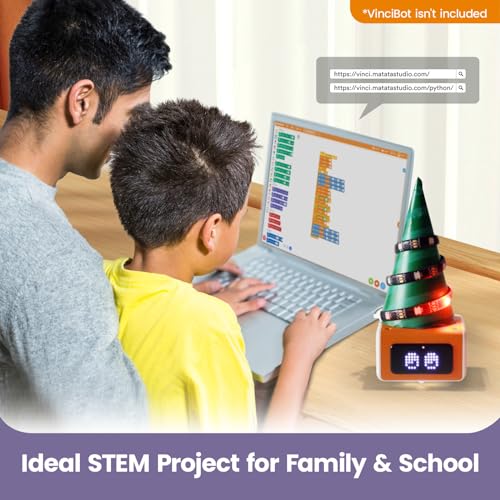 Vincibot Coding Robot with Creator Kit and Inventor Kit for Kids 8-12