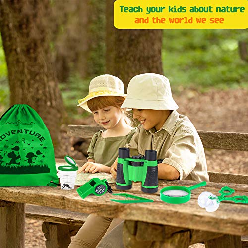 Kids Explorer Kit – Bug Catcher with Binoculars & Safari Costume Vest