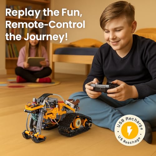 STEM Robot Building Kit, Educational Science Coding Robots Toy Building Set