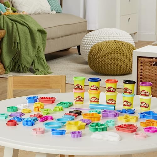 Play-Doh Holiday Set of Tools, 43 Accessories & 10 Modeling Compound Colors, Kids Toys, Holiday Arts and Crafts for Kids 3+ (Amazon Exclusive)