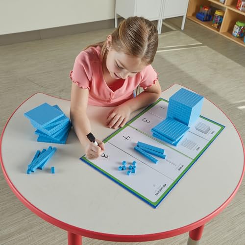 hand2mind Plastic Base Ten Blocks Activity Set, 133 Pieces - style: Plastic