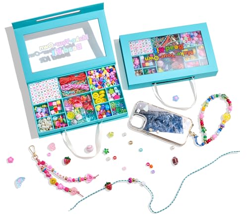 RepaTime DIY Beaded Bag Charm Kit for Women with Keychain Supplies - color: Bead Kit-D