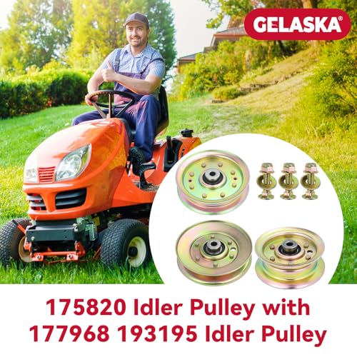 GELASKA 532177968 Idler Pulley with 175820 Idler Pulley 193195 Idler Pulley - color: A17 1x175820+1x177968+x1x193195