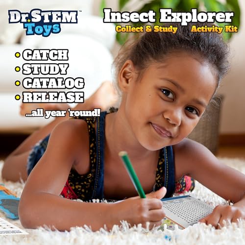 Nature Bound Bug Catcher Toy, Eco-Friendly Bug Vacuum, Catch and Release Indoor/Outdoor Play, Ages 3 to 12, Green, Complete Kit for Kids, Includes Capture Core with Magnification (Deluxe Science Kit)