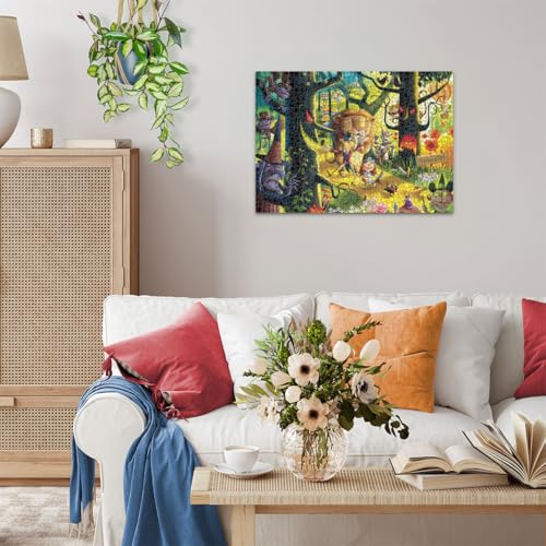 Ravensburger Dean Macadam Lions & Tigers & Bears Oh My!1000 Piece Jigsaw Puzzle for Adults - 12000513 - Handcrafted Tooling, Made in Germany, Every Piece Fits Together Perfectly - style: Lions & Tigers & Bears Oh My!