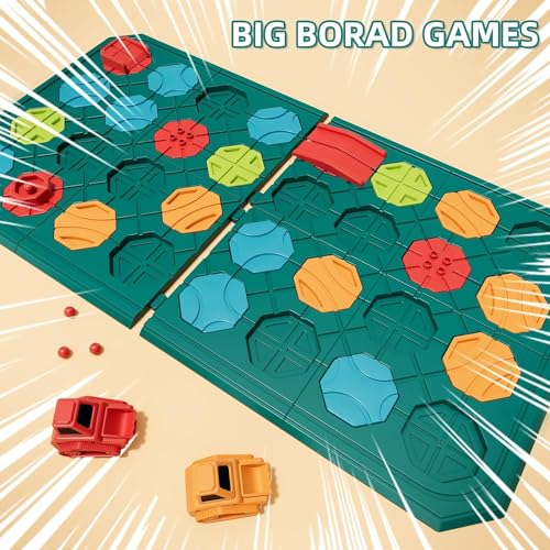 burgkidz Montessori STEM Toys for Kids: Logical Road Builder Board Game - size: large size