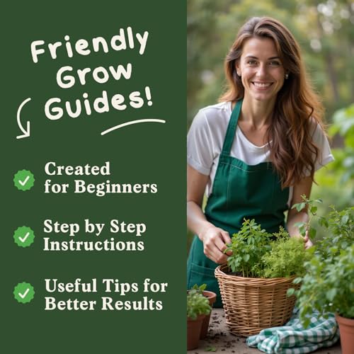 Seedboy Organic Non-GMO Herb Seeds for Planting (10 Herb Variety Pack)