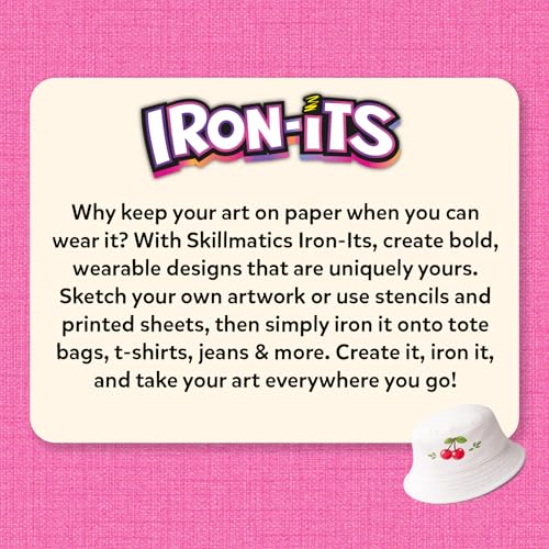Skillmatics Iron-Its – Iron-On Transfer Kit for Kids, DIY Fabric Craft