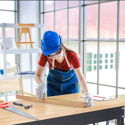48" Adjustable Work Bench, Rubber Wood Top Workbench - size: 48 inches (with socket and wheels)