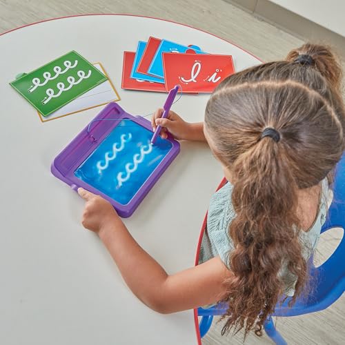hand2mind Cursive Letter Tracing Sensory Pad, Tracing Board, Ages 3+ - style: Cursive
