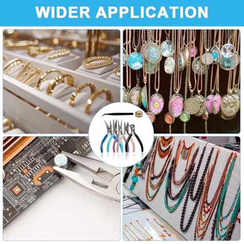 5 Pcs Jewelry Pliers Set, Jewelry Making Tools for Jewelry