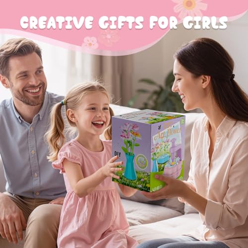 Scvcid Arts and Crafts for Girls Aged 3-12, Includes Extra Accessory Set - color: pink