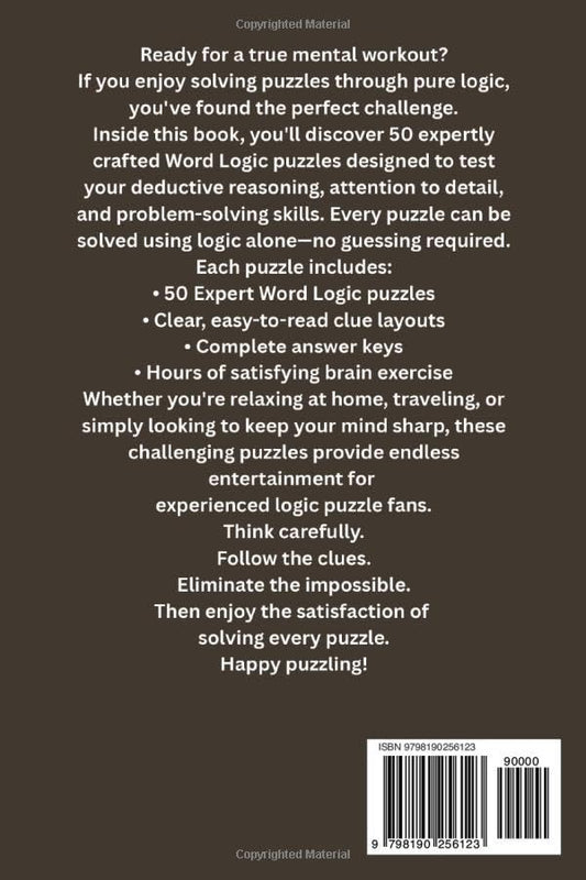 Detective Mystery Word Logic - 50 Hard Puzzles: The Ultimate Brain Teaser (Hard Word Logic Puzzles)