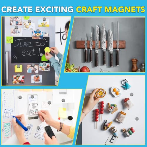 TRYMAG Magnets for Crafts 300pcs Science Education Magnets Magnetism Kits - size: 18x3mm-300Pcs