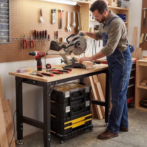 TLGREEN 48 x 20-Inch Adjustable Workbench, 2000 lb Capacity - size: 48"